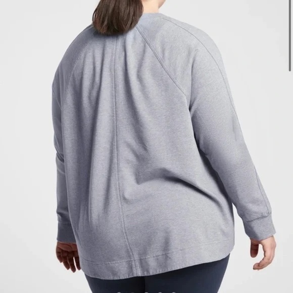 Athleta Farallon Heathered Scoop Neck Long Sleeve Women’s Sweater - DRAFT - Picture 2 of 7